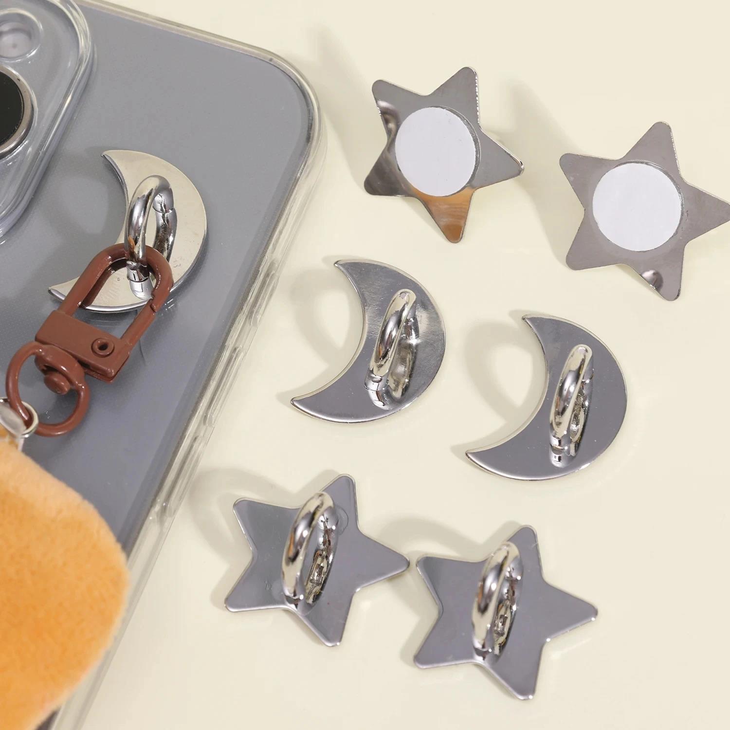 Pop Socket Grip - Handy-Anhänger-Haken, Handy-Fingerring, Handyhalter, Ziai selbstklebender Metall-Fingergriff-Schlaufenständer