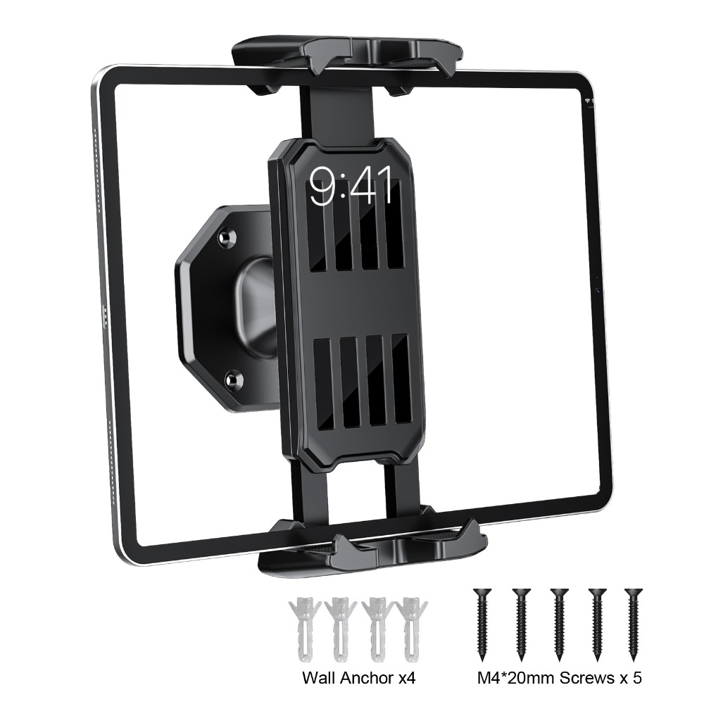 Quirky Phone Accessories - Wandmontierter Telefonhalter Tablet-Ständer Verstellbare Klemme 360°