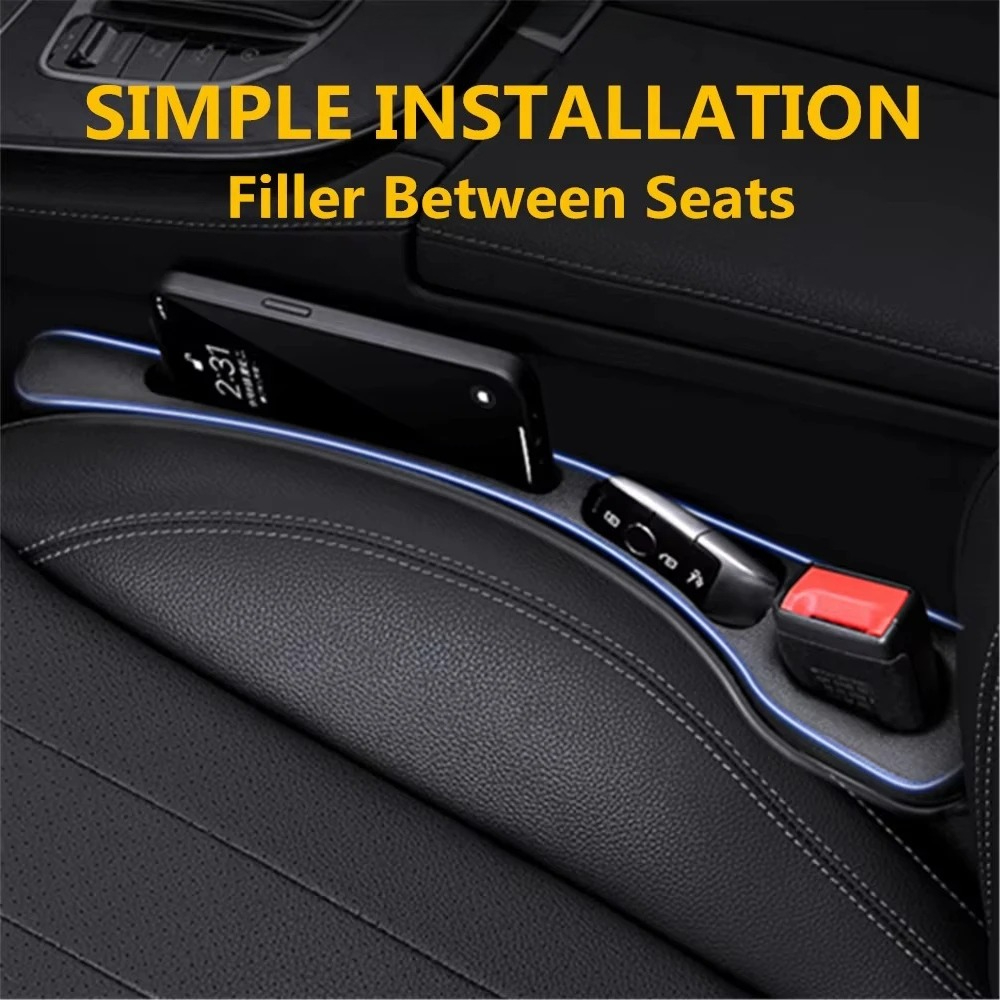 Phone Accessories Organizer - 2 Stück Universeller Autositz-Lückenfüller, Anti-Fall &