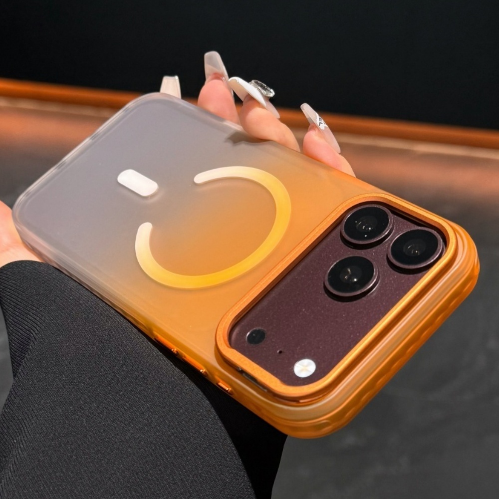 Quirky Phone Accessories - Modische magnetische Linsenrahmen-Ständer-Handyhülle für iPhone 18