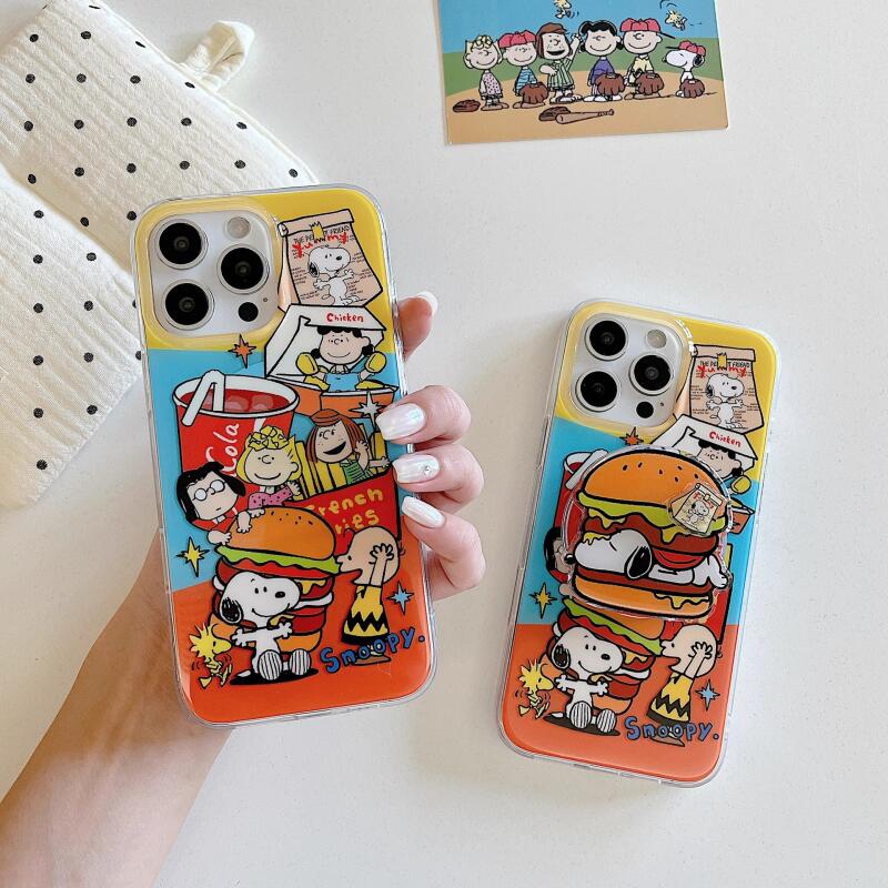 Phone Accessories Wholesale - Snoopy Cartoon Magnetischer Kickstand Handyhülle Neuer