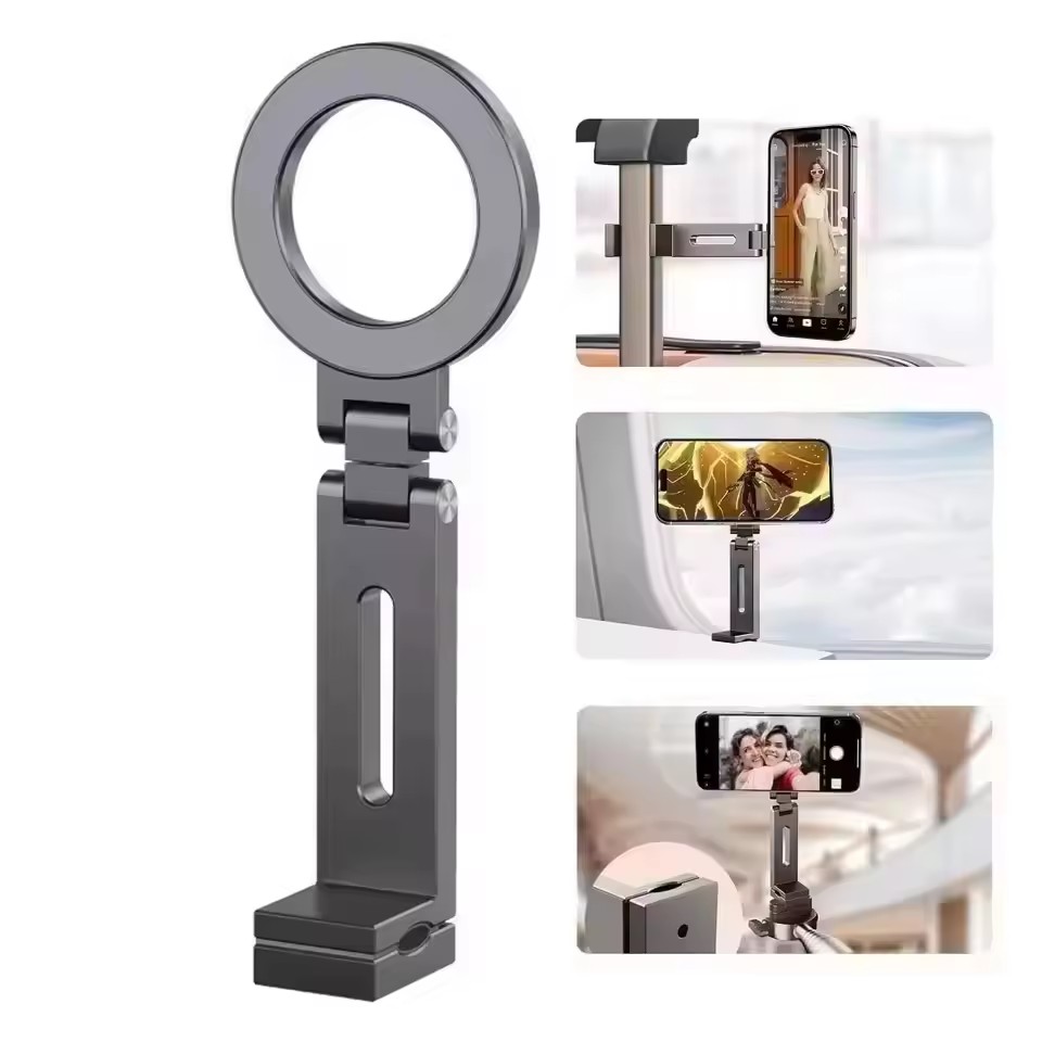 Quirky Phone Accessories - Universeller Magnetischer Handyhalter Reise-Essentials Flexibel Drehbare