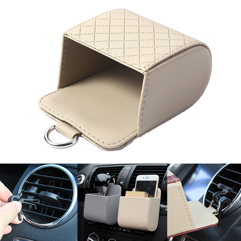 Phone Accessories Organizer - Neue Auto-Handyhalterung für Lüftungsschlitze, Hängende Aufbewahrungsbox,