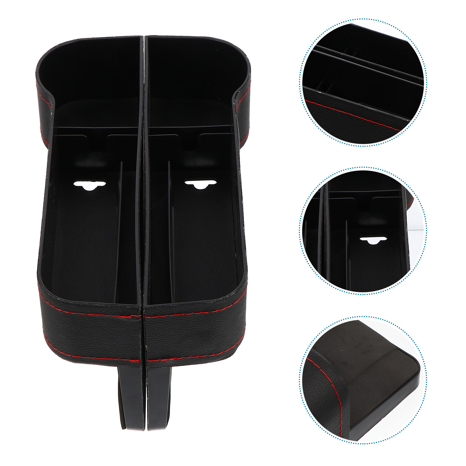 Phone Accessories Organizer - 2 Stück Auto-Sitzspalt-Organizer, Kunststoff-Aufbewahrungstaschen, Seitentaschen für