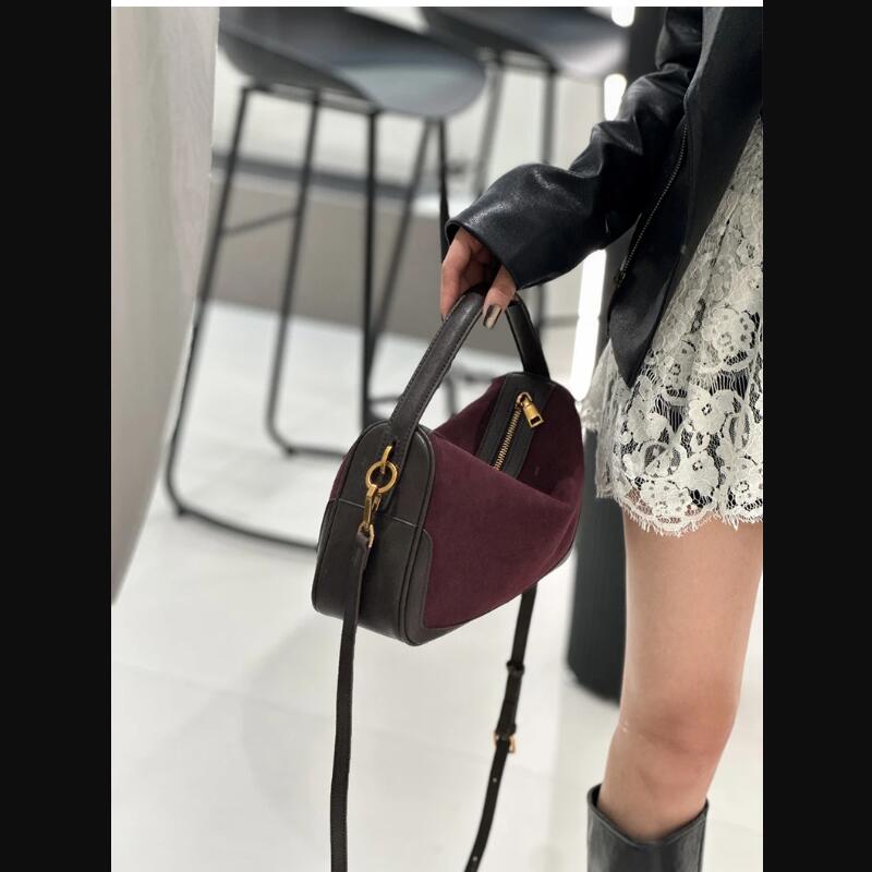 Phone Accessories Brands - Frauen Echtes Wildleder Rindsleder Schulter Tasche