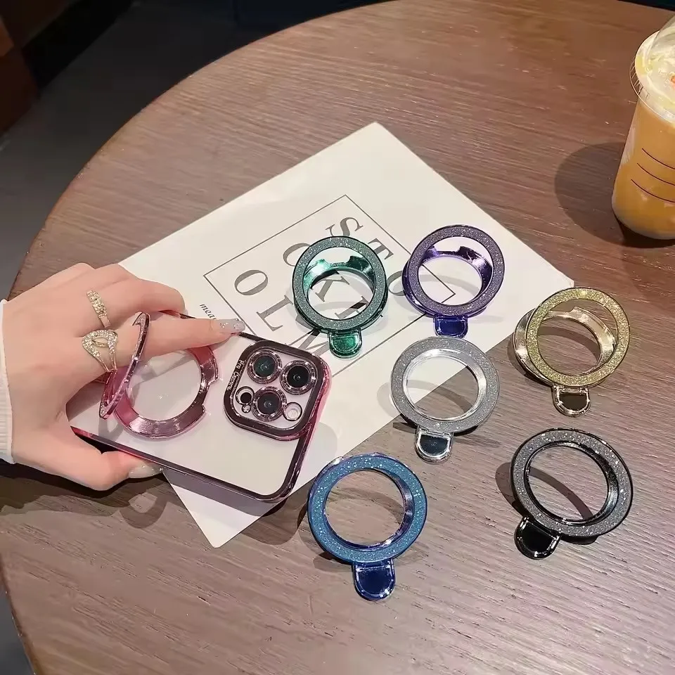 Glänzender Diamant-Handyringha – Pop Socket Grip Bewertung und Preis