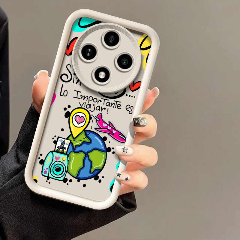 Abstraktes Reise-Flugzeug-Graf – Oppo Reno 12 Bewertung und Preis
