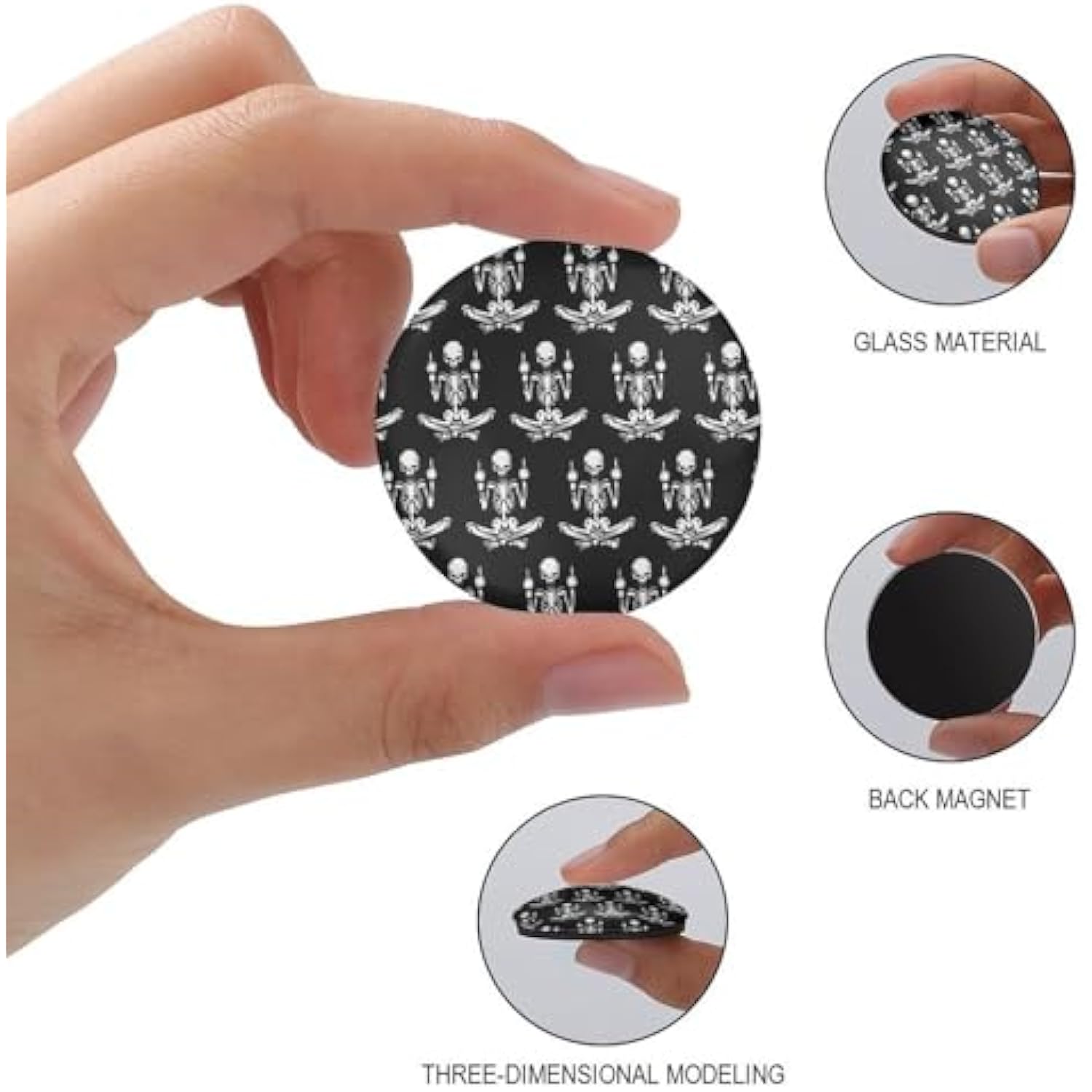 Meditierendes Skelett mit Mitt – Pop Socket Grip Bewertung und Preis
