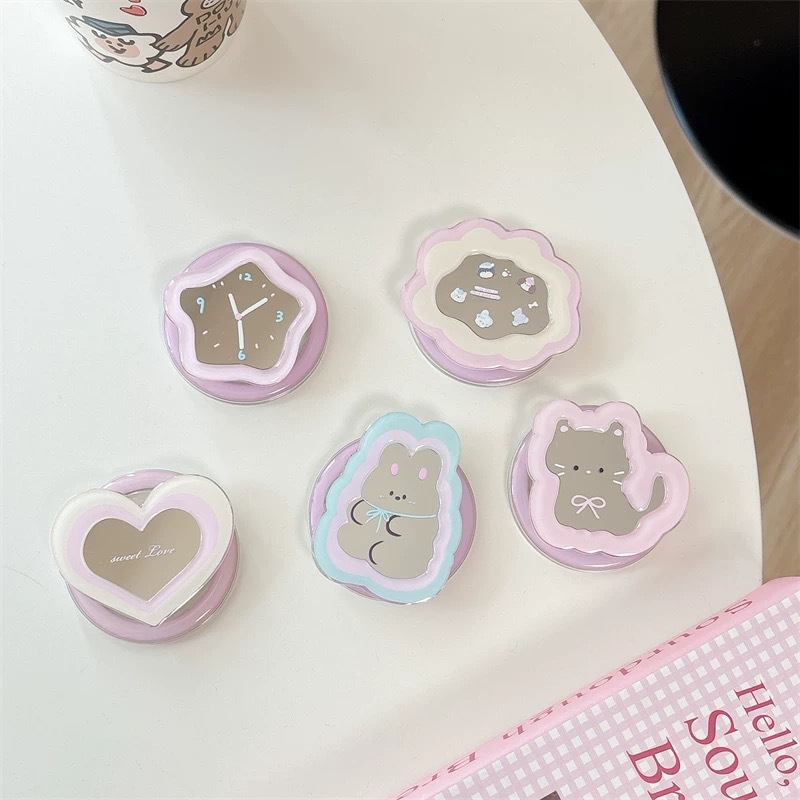 Kawaii Ins Mirror Pop Socket T – Pop Socket Grip Bewertung und Preis