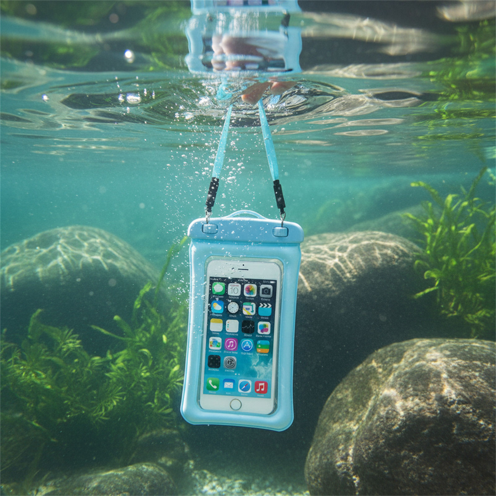 Blau-Schwarze Wasserdichte Han – Phone Accessories Organizer Bewertung und Preis