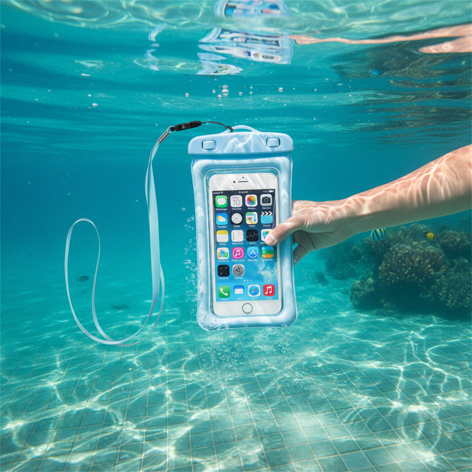 Blau-Schwarze Wasserdichte Han – Phone Accessories Organizer Bewertung und Preis