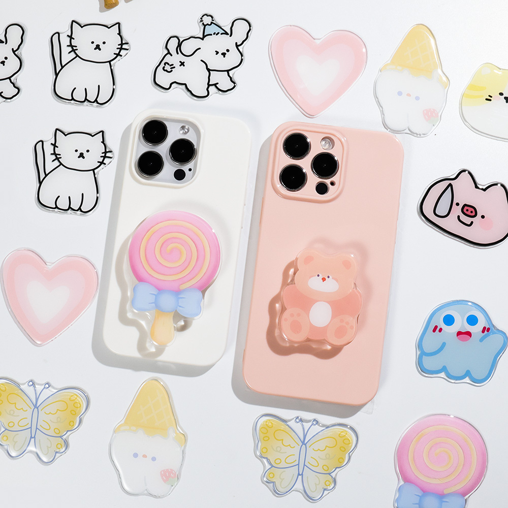 Niedlicher Cartoon Grip Tok Ac – Phone Accessories Vendor Bewertung und Preis