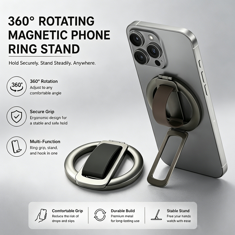 360 °   Rotierender Magnetisch – Pop Socket Grip Bewertung und Preis