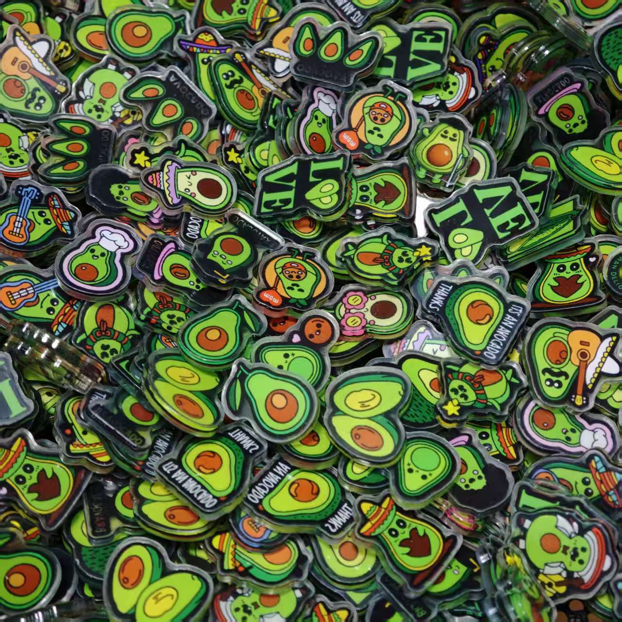 50 Stück/Set Avocado Acrylplat – Phone Accessories Images Bewertung und Preis